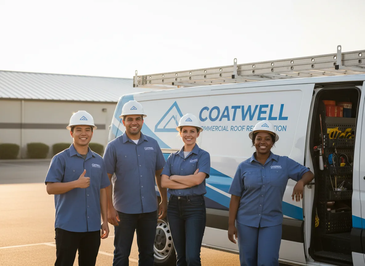 Commercial roof coating company in Rumsey, CA